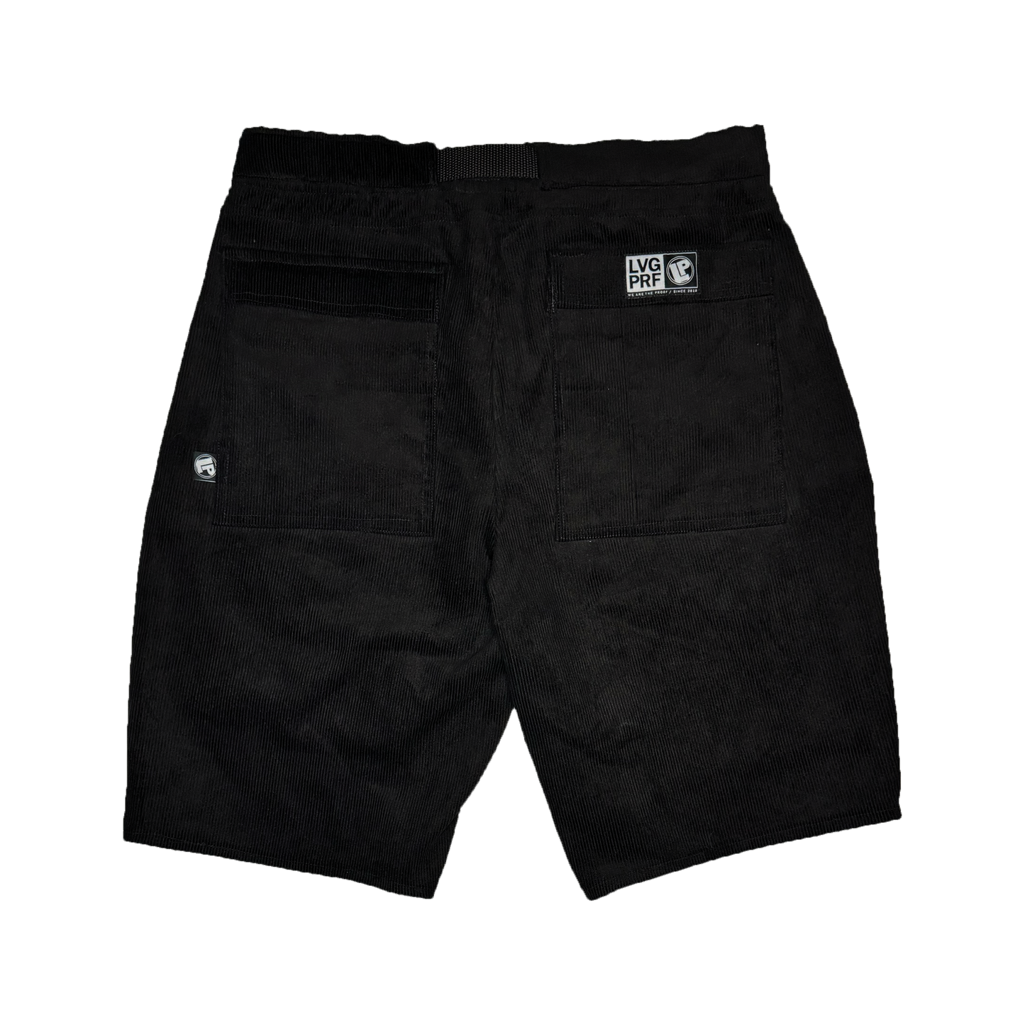 CORDAROY SHORTS - BLACK