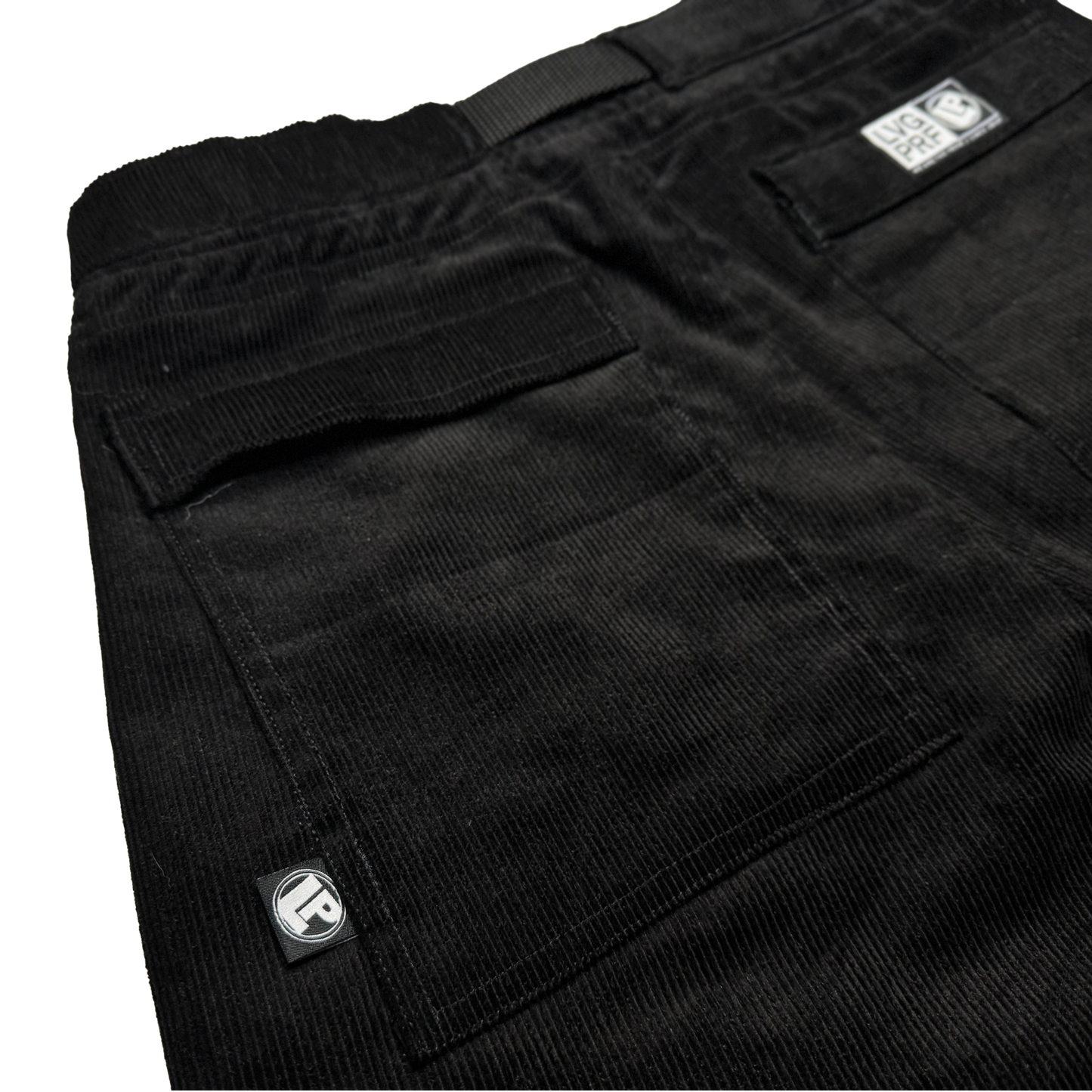 CORDAROY SHORTS - BLACK