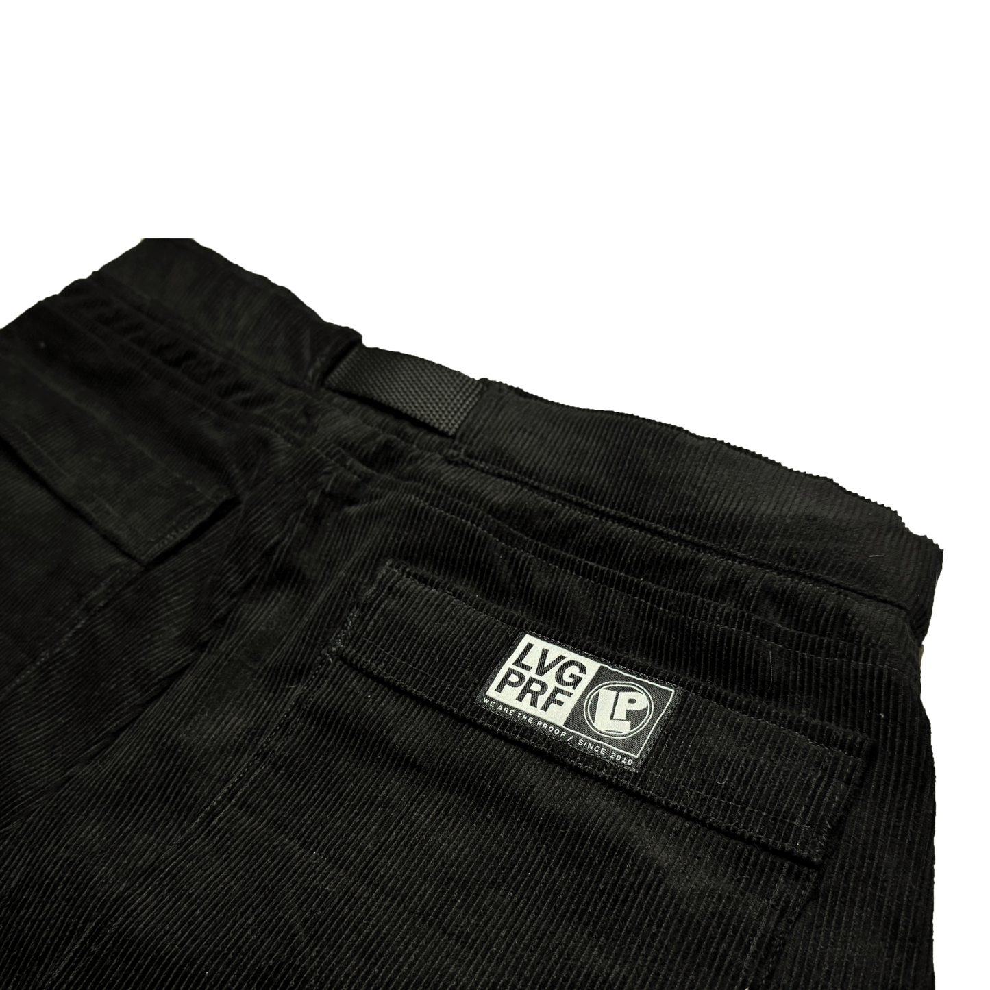 CORDAROY SHORTS - BLACK