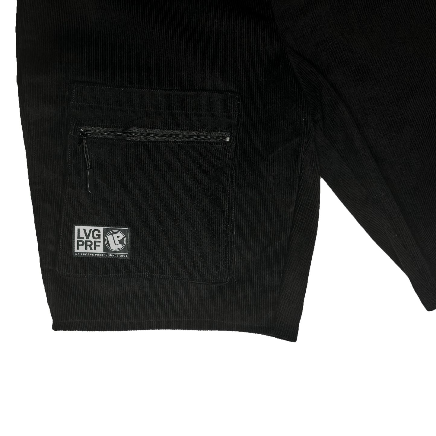 CORDAROY SHORTS - BLACK