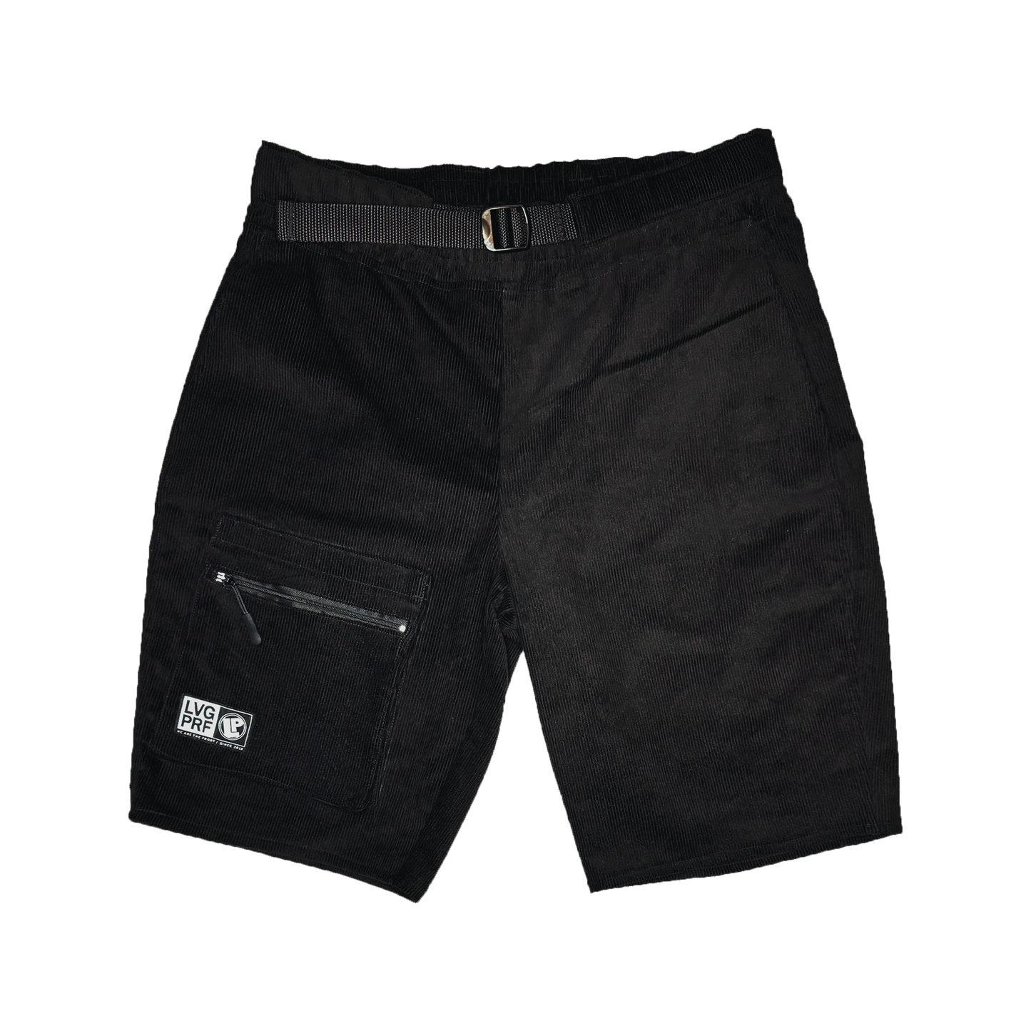 CORDAROY SHORTS - BLACK