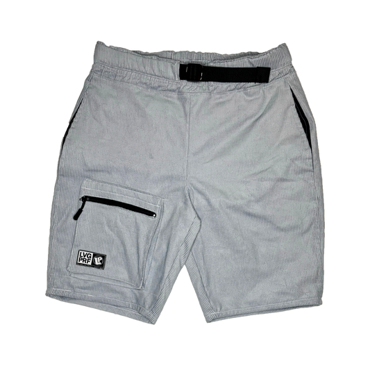 CORDAROY SHORTS - GREY